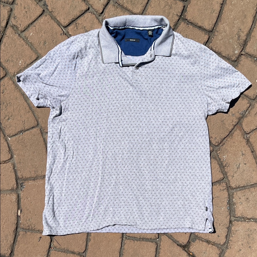 Ted Baker London Men's Gray Polo Shirt